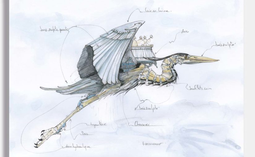 Croquis – Le Héron